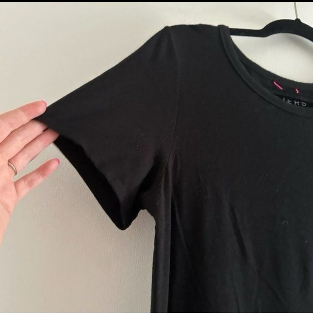 HATCH Collection Layers Black T-Shirt Dress | Maternity Bodycon | Size Large - Picture 6 of 8